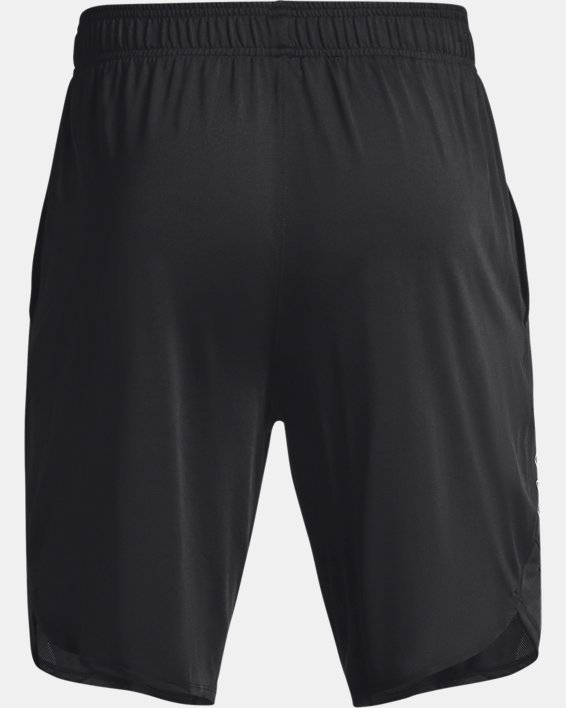 Men's UA Stretch Train Logo Shorts, Black, pdpMainDesktop image number 6